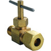 Lasco 1/4 In. C x 1/4 In. MIP Brass Straight Needle Valve 17-1311