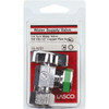 Lasco 5-8 In. Copper C Inlet x 1-2 IP Outlet 1-4 Turn Angle Valve 06-9231 402596