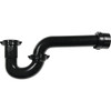 Do it Best 1-1-2 In. to 1-1-4 In. Black Plastic P-Trap with Reducer Washer DIB940B 440051