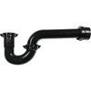 Do it Best 1-1-2 In. to 1-1-4 In. Black Plastic P-Trap with Reducer Washer DIB940B 440051
