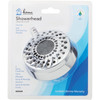 Home Impressions 6-Spray 1.8 GPM Fixed Shower Head, Chrome 722811CP 405428