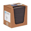 Pig Sorbent Pad, 10 gal, 10 in x 13 in, Universal, Gray, Polypropylene MAT251