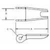 Crosby Latch Kit, Steel, 1-21-32 in., 1-2 in. 1096421
