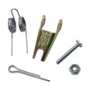 Crosby Latch Kit, Steel, 1-37/64 in., 1/2 in. 1096374