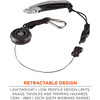 Ergodyne Retractable Tool Lanyard, 2 lb 3001