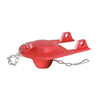Korky Flapper,Rubber and SS,Red 100BP