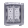 Taymac 2 -Gang Vertical Weatherproof Cover, ,Polycarbonate MM1410C