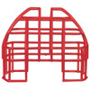 Wire Cage, Steel, Surface Mount, 6 3-4 in W x 7 1-2 in H x 6 1-8 in D, Red  STI-9708-R