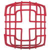 Wire Cage, Steel, Surface Mount, 6 3-4 in W x 7 1-2 in H x 6 1-8 in D, Red  STI-9708-R