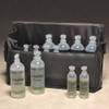 Eyewash Travel Pack, Vinyl Case, Black, Includes 12 Bottles, 12 in H x 8 in W  32-000440-0000