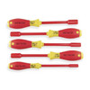 Wiha Nut Driver Set,5 Pieces,Metric,Solid,Ins 32291