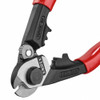 Knipex Wire Rope Cutter, Center Cut, 7 1-2 in 95 61 190 SBA