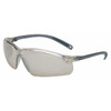 A700, Safety Glasses, Anti-Scratch, Indoor/Outdoor Lens, Gray Frame, Frameless