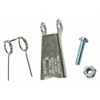 Crosby Spring Latch,Stainless Steel,Silver 1090081