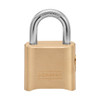 Master Lock Combination Padlock,Bottom,Brass 176