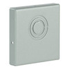 Wireway, End Cap, 4 in W, 4 in H, 1 in L, With Knockouts, Steel, Gray