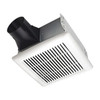 Ceiling Bathroom Fan For 4 in Duct Dia, 80 cfm, 120V AC, 1 Speed, 2 Sones, White