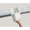 Soler & Palau Plastic 4"dia,3.8"H,3.8"W Inline DuctFan TD-100