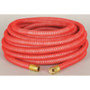 Tuff Guard 5/8 in ID x 50 ft L Water Hose, Rubber Tube, Red, Brass x Brass Fitting PGH-50-RD