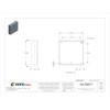 Captive Screws Electrical Enclosures, 16 in H, 4 in D, 16 in W, 1, Steel  SC161604NK