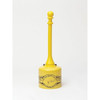 Eagle Mfg 40 in H Cigarette Receptacle, 2 gal, 12 in Dia, Yellow 1205