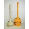 Eagle Mfg 40 in H Cigarette Receptacle, 2 gal, 12 in Dia, Yellow 1205