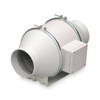 Soler & Palau Plastic 9"D,5.6"H,5.6"W Inline Duct Fan TD-200