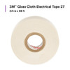 3m Electrical Tape, White, 22 yd L, 3-4 in W 27-3-4"X66'