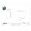 Wiegmann Enclosr,Metallc,14In.H x 12In.W x 8In.D N1C121408