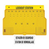 Master Lock Lockout Station,Unfilled,15-1/2 In H 1483B