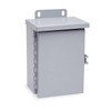 Padlockable Hasp Electrical Enclosures, 8 in H, 6 in D, 8 in W, 3R, Steel