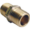 Lasco 1/4 In. MPT x 1/4 In. MPT Brass Hex Nipple 17-8611