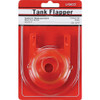 Lasco 3 In. Red Rubber Fin Back Toilet Flapper with Chain 04-1537 402471