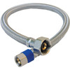 Lasco 3/8x1/2x20 Ss Braid Flex 10-0121
