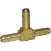 Lasco 1/8 In. Brass Hose Barb Insert Tee 17-7401