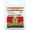 Lasco 3-8 In. C x 3-8 In. C Brass Straight Needle Valve 17-1531 402995