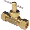 Lasco 3/8 In. C x 3/8 In. C Brass Straight Needle Valve 17-1531