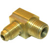 Lasco 1/4 In. MFL x 1/8 In. MPT 90 Deg. Flare Brass Elbow (1/4 Bend) 17-4909