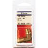 Lasco 1-4 In. MFL x 1-8 In. MPT 90 Deg. Flare Brass Elbow (1-4 Bend) 17-4909 402553