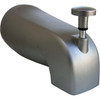 Lasco 4-Way Satin Nickel Bathtub Spout with Diverter 08-1065