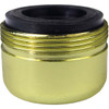 Lasco 2.2 GPM Dual Thread Aerator, Polished Brass 09-1973