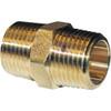 Lasco 3/4 In. MPT x 3/4 In. MPT Brass Hex Nipple 17-8669
