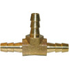 Lasco 1/4 In. Brass Hose Barb Insert Tee 17-7403