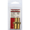 Lasco 1-2 In. MPT x 3-8 In. MPT Brass Hex Nipple 17-8747 402677
