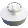 Lasco Hollow 1-1/2 In. White Sink Rubber Drain Stopper 02-3209