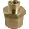 Lasco 1/2 In. FPT x 1/8 In. FPT Yellow Brass Reducing Coupling 17-9277