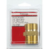 Lasco 3-4 In. MHT x 3-4 In. MPT x 1-2 In. FPT Brass Adapter 15-1707 402906