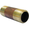 Lasco 3/4 In. x 3 In. Red Brass Nipple 17-9489