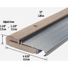 Ultra 72" Adjstbl Inswing Sill 76281 272476