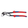 Knipex 7 1-4 in V-Jaw Water Pump Plier Serrated, Bi-Material Grip 88 02 180 SBA